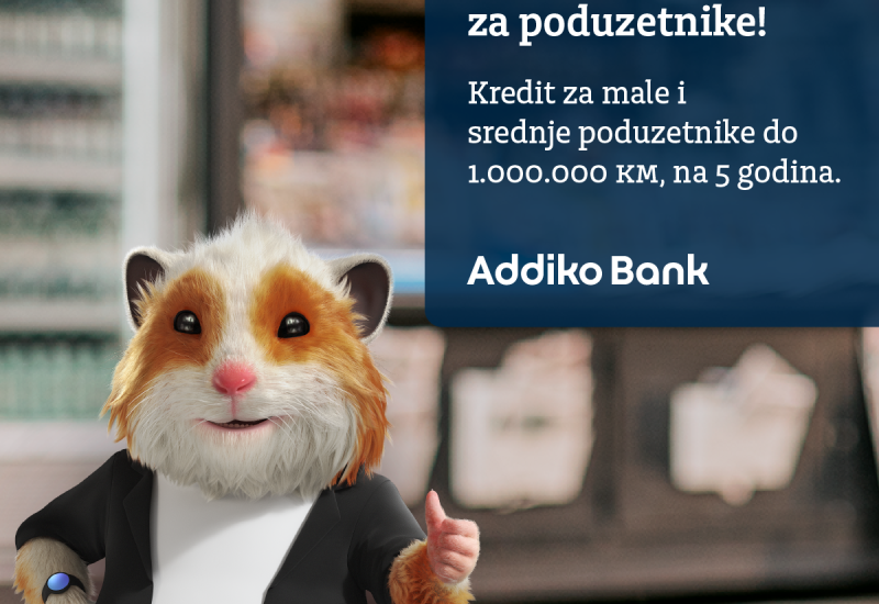Dobre vijesti za poduzetnike iz Addiko Bank Sarajevo